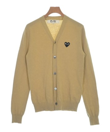 PLAY COMME des GARÇONS ベージュ カーディガン M PLAY COMME des GARCONS（プレイコムデギャルソン）カーディガン