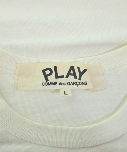 PLAY COMME des GARCONS（プレイコムデギャルソン）Tシャツ・カットソー 白 サイズ:L レディース/2200651629065
