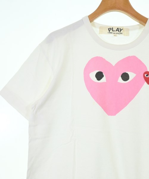 PLAY COMME des GARCONS（プレイコムデギャルソン）Tシャツ・カットソー 白 サイズ:L レディース/2200651629065
