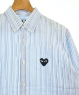 PLAY COMME des GARCONS（プレイコムデギャルソン）カジュアルシャツ 青 サイズ:M メンズ/2200651962094