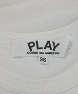 PLAY COMME des GARCONS（プレイコムデギャルソン）Tシャツ・カットソー 白 サイズ:SS(XS位) レディース/2200654239070