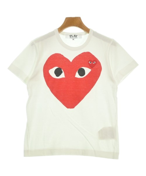 PLAY COMME des GARCONS(プレイコムデギャルソン)Tシャツ・カットソー 白 サイズ:M/2200648144052