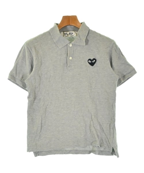 PLAY COMME des GARCONS(プレイコムデギャルソン)ポロシャツ グレー サイズ:S/2200700016273