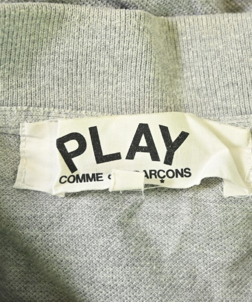 PLAY COMME des GARCONS（プレイコムデギャルソン）ポロシャツ グレー サイズ:S メンズ/2200700016273