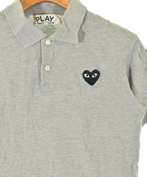PLAY COMME des GARCONS（プレイコムデギャルソン）ポロシャツ グレー サイズ:S メンズ/2200700016273