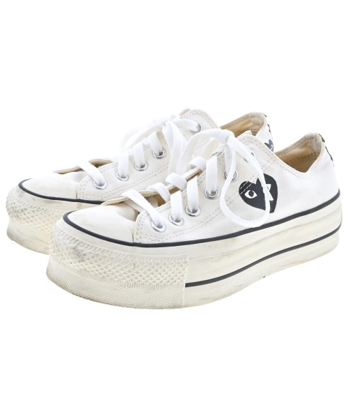 PLAY COMME des GARCONS(プレイコムデギャルソン)スニーカー 白 サイズ:24cm/2200702413025
