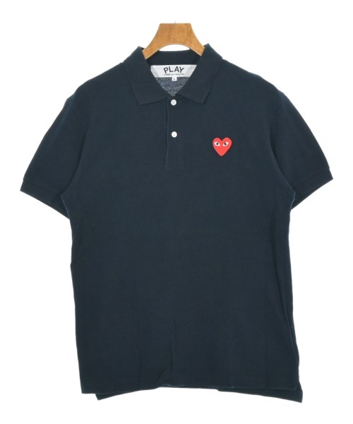 PLAY COMME des GARCONS(プレイコムデギャルソン)ポロシャツ 紺 サイズ:L/2200702536021