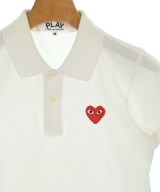 PLAY COMME des GARCONS（プレイコムデギャルソン）ポロシャツ 白 サイズ:M レディース/2200702732102
