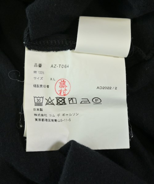 PLAY COMME des GARCONS（プレイコムデギャルソン）Tシャツ・カットソー 黒 サイズ:XL メンズ/2200702750373