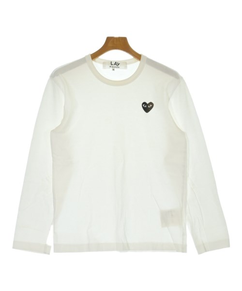 PLAY COMME des GARCONS(プレイコムデギャルソン)Tシャツ・カットソー 白 サイズ:M/2200703210203