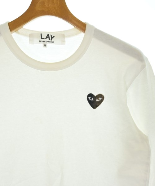 PLAY COMME des GARCONS（プレイコムデギャルソン）Tシャツ・カットソー 白 サイズ:M メンズ/2200703210203
