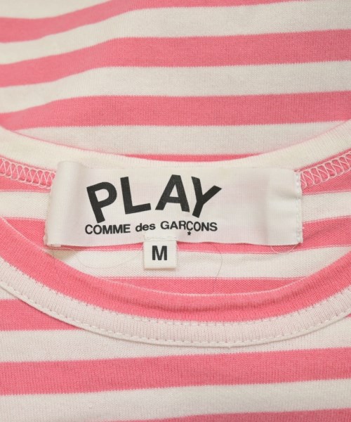 PLAY COMME des GARCONS（プレイコムデギャルソン）Tシャツ・カットソー ピンク サイズ:M メンズ/2200703210210