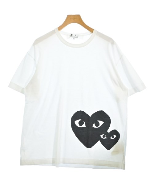PLAY COMME des GARCONS(プレイコムデギャルソン)Tシャツ・カットソー 白 サイズ:S/2200701954185