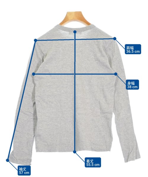 PLAY COMME des GARCONS（プレイコムデギャルソン）Tシャツ・カットソー グレー サイズ:M レディース/2200700605095