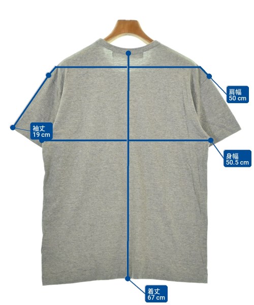 PLAY COMME des GARCONS（プレイコムデギャルソン）Tシャツ・カットソー グレー サイズ:XL メンズ/2200704581081