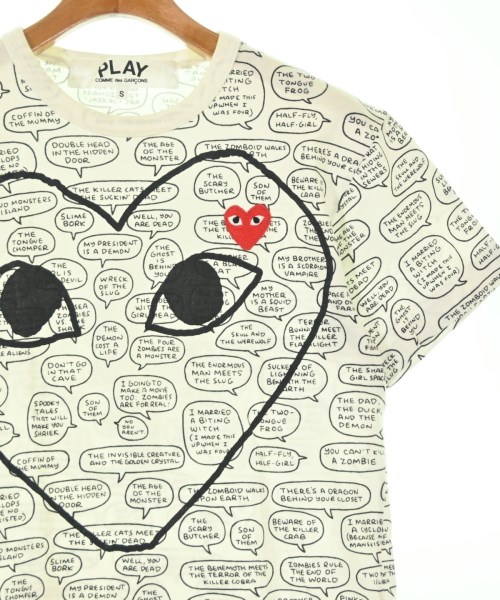PLAY COMME des GARCONS（プレイコムデギャルソン）Tシャツ・カットソー 白 サイズ:S メンズ/2200699906036