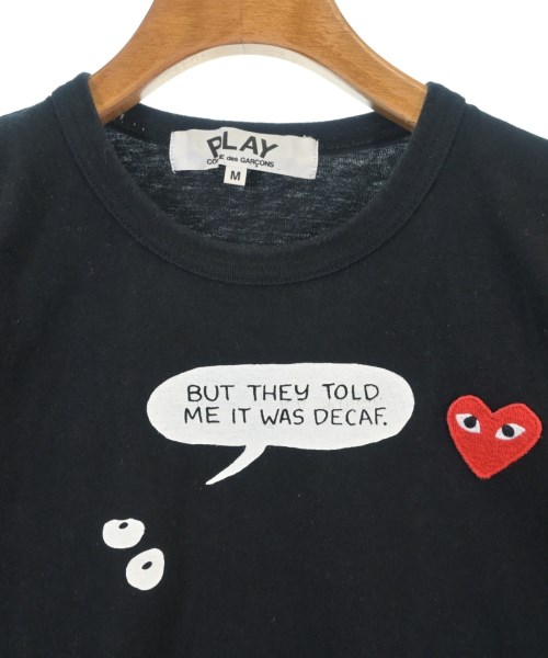 PLAY COMME des GARCONS（プレイコムデギャルソン）Tシャツ・カットソー 黒 サイズ:M レディース/2200705140249