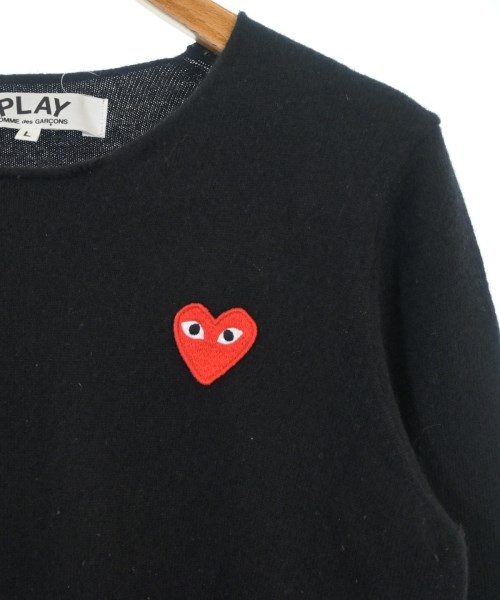 PLAY COMME des GARCONS（プレイコムデギャルソン）ニット・セーター 黒 サイズ:L レディース/2200705189170