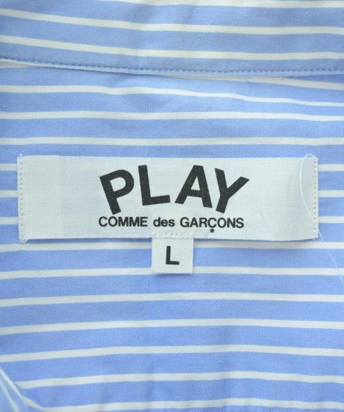 PLAY COMME des GARCONS（プレイコムデギャルソン）カジュアルシャツ 青 サイズ:L レディース/2200702341038