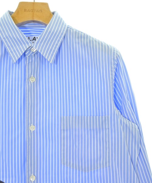 PLAY COMME des GARCONS（プレイコムデギャルソン）カジュアルシャツ 青 サイズ:L レディース/2200702341038