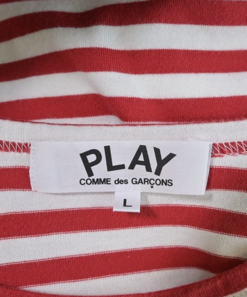 PLAY COMME des GARCONS（プレイコムデギャルソン）Tシャツ・カットソー 赤 サイズ:L レディース/2200702341083