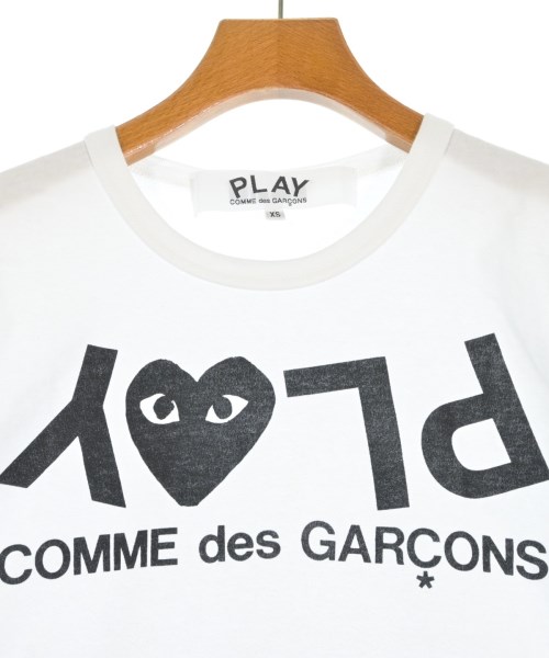 PLAY COMME des GARCONS（プレイコムデギャルソン）Tシャツ・カットソー 白 サイズ:XS レディース/2200702341090