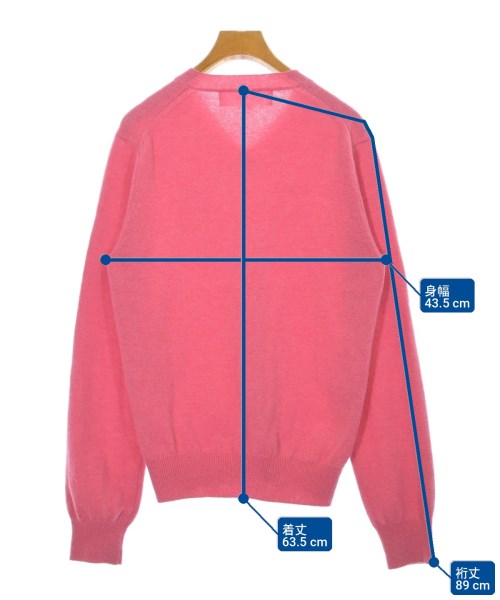 PLAY COMME des GARCONS（プレイコムデギャルソン）ニット・セーター ピンク サイズ:S レディース/2200702824043
