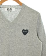 PLAY COMME des GARCONS（プレイコムデギャルソン）ニット・セーター グレー サイズ:M レディース/2200704524064