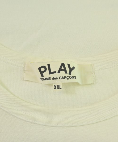 PLAY COMME des GARCONS（プレイコムデギャルソン）Tシャツ・カットソー 白 サイズ:XXL メンズ/2200705804080