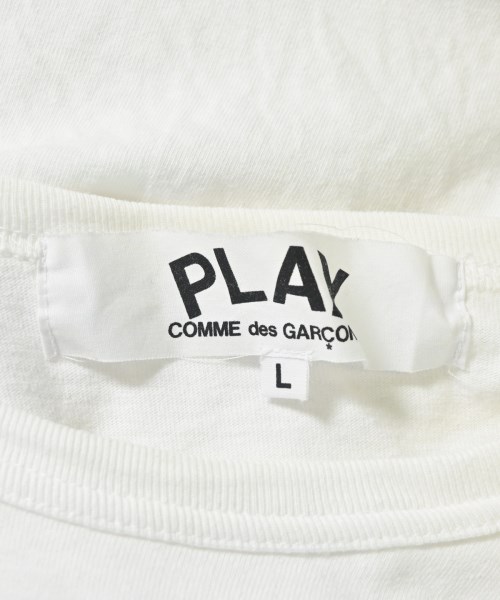 PLAY COMME des GARCONS（プレイコムデギャルソン）Tシャツ・カットソー 白 サイズ:L メンズ/2200707069012