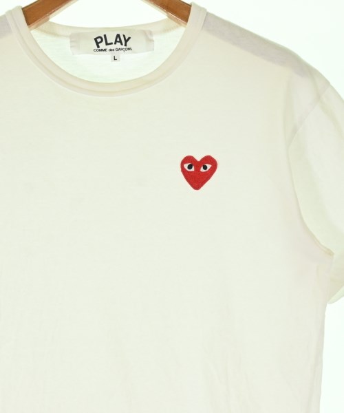 PLAY COMME des GARCONS（プレイコムデギャルソン）Tシャツ・カットソー 白 サイズ:L メンズ/2200707069012
