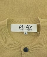 PLAY COMME des GARCONS（プレイコムデギャルソン）カーディガン ベージュ サイズ:L メンズ/2200707257020
