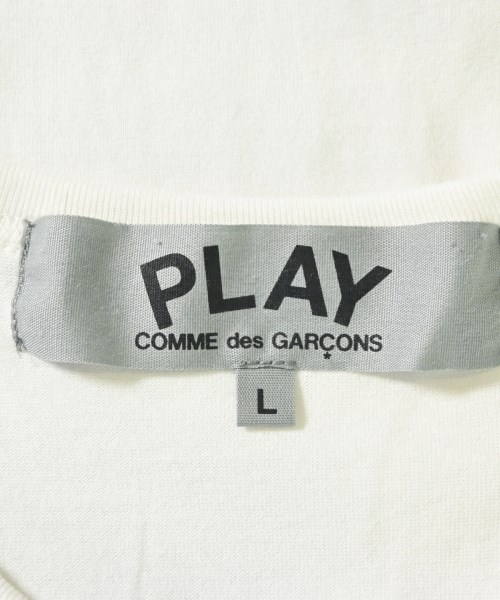 PLAY COMME des GARCONS（プレイコムデギャルソン）Tシャツ・カットソー 白 サイズ:L メンズ/2200707732084