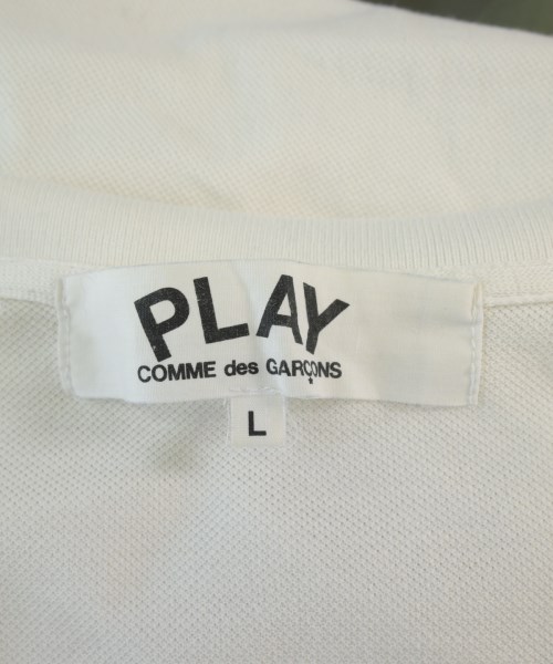 PLAY COMME des GARCONS（プレイコムデギャルソン）ポロシャツ 白 サイズ:L メンズ/2200708044063