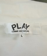 PLAY COMME des GARCONS（プレイコムデギャルソン）ポロシャツ 白 サイズ:L メンズ/2200708044063
