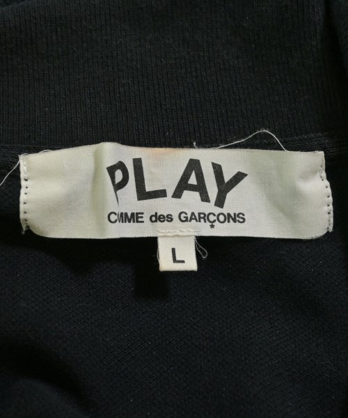 PLAY COMME des GARCONS（プレイコムデギャルソン）ポロシャツ 黒 サイズ:L メンズ/2200709093138