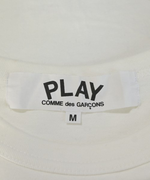 PLAY COMME des GARCONS（プレイコムデギャルソン）Tシャツ・カットソー 白 サイズ:M レディース/2200710133052