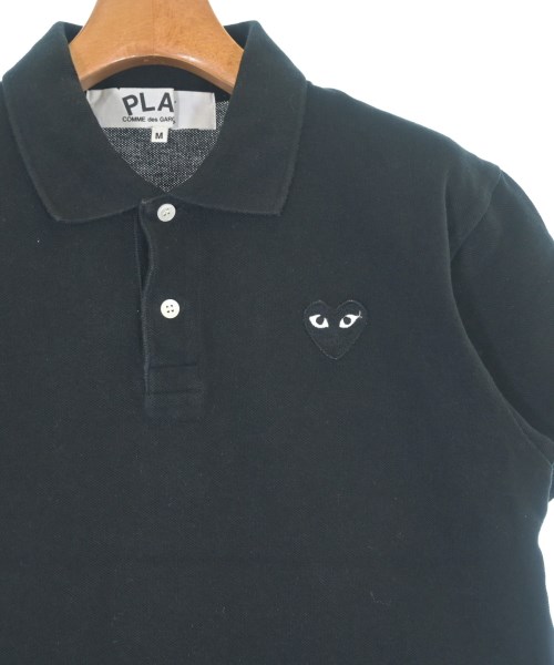 PLAY COMME des GARCONS（プレイコムデギャルソン）ポロシャツ 黒 サイズ:M レディース/2200662944034