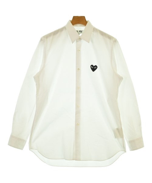 PLAY COMME des GARCONS(プレイコムデギャルソン)カジュアルシャツ 白 サイズ:M/2200664823030