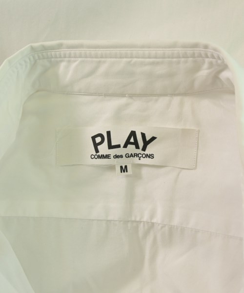 PLAY COMME des GARCONS（プレイコムデギャルソン）カジュアルシャツ 白 サイズ:M メンズ/2200664823030
