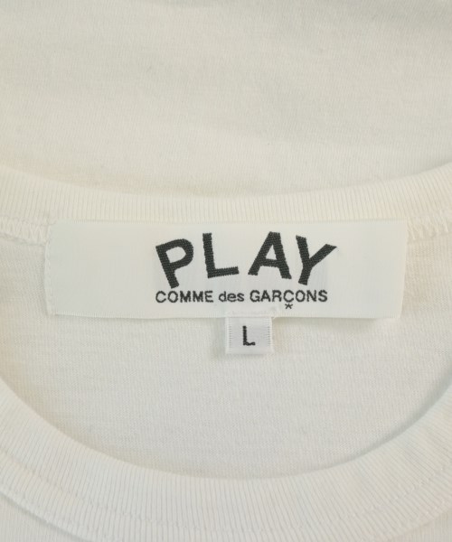 PLAY COMME des GARCONS（プレイコムデギャルソン）Tシャツ・カットソー 白 サイズ:L メンズ/2200664837020
