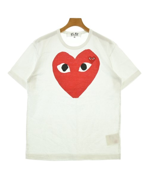 PLAY COMME des GARCONS(プレイコムデギャルソン)Tシャツ・カットソー 白 サイズ:XL/2200661989319