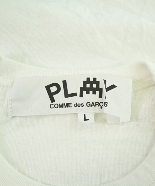 PLAY COMME des GARCONS（プレイコムデギャルソン）Tシャツ・カットソー 白 サイズ:L メンズ/2200663861156