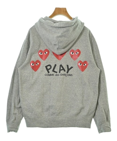 PLAY COMME des GARCONS（プレイコムデギャルソン）パーカー グレー サイズ:M レディース/2200663867196
