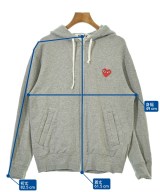 PLAY COMME des GARCONS（プレイコムデギャルソン）パーカー グレー サイズ:M レディース/2200663867196