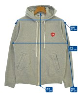 PLAY COMME des GARCONS（プレイコムデギャルソン）パーカー グレー サイズ:M メンズ/2200666014245