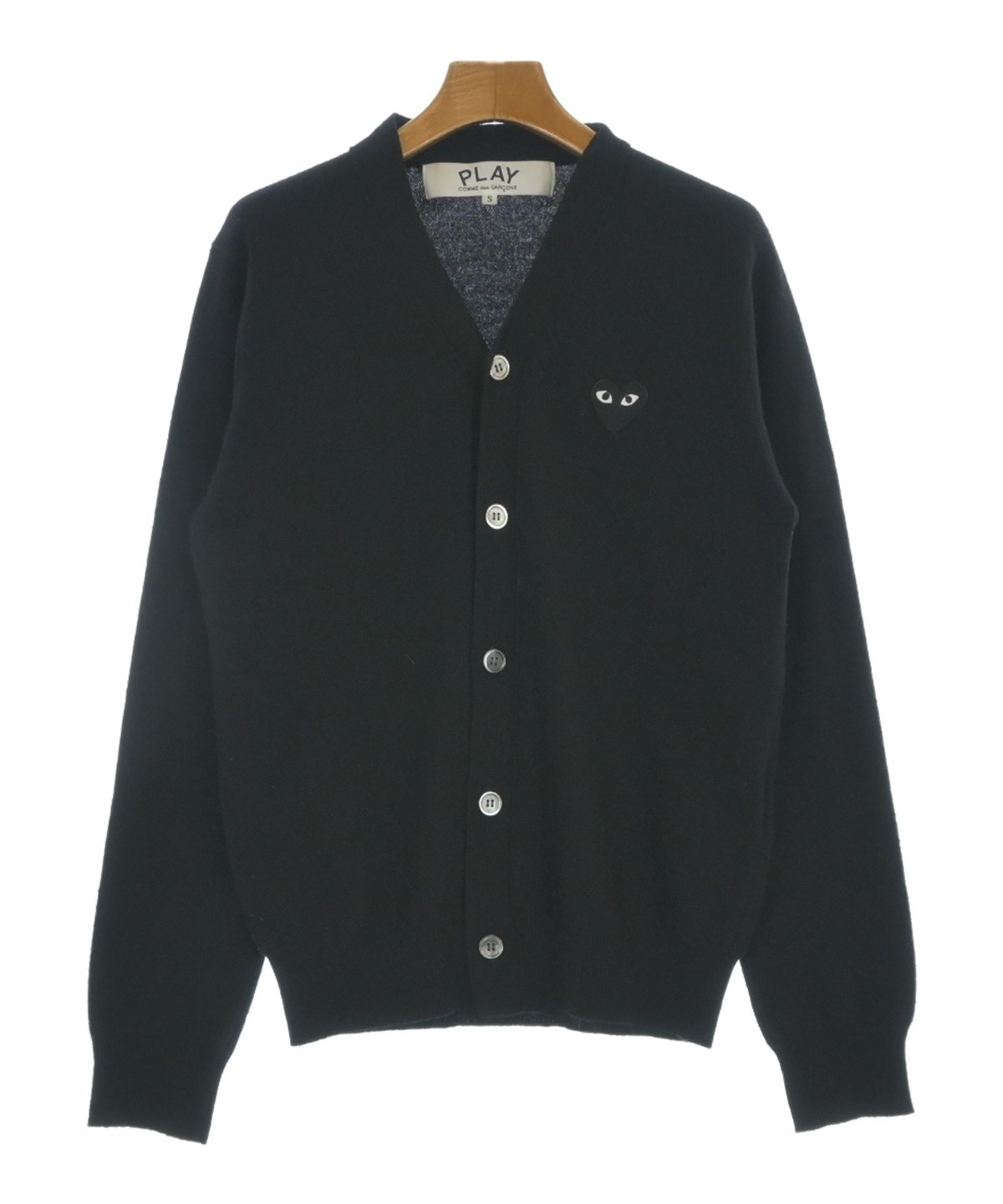 PLAY COMME des GARCONS（プレイコムデギャルソン）カーディガン 黒