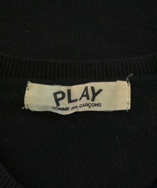 PLAY COMME des GARCONS（プレイコムデギャルソン）カーディガン 黒 サイズ:-(XL位) レディース/2200661823101