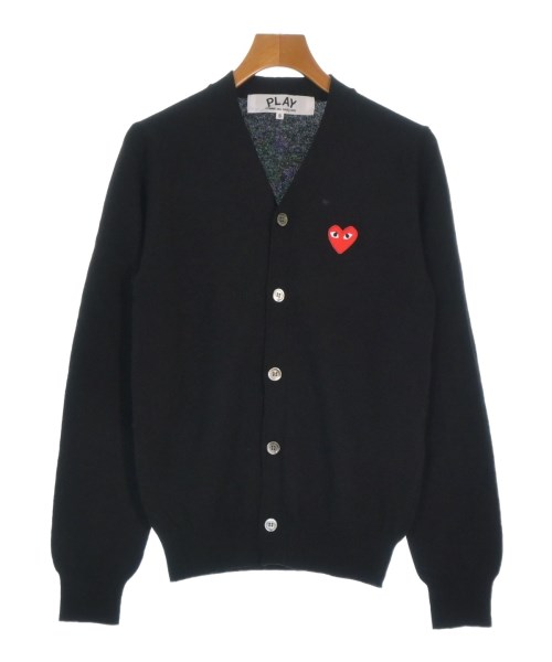 PLAY COMME des GARCONS(プレイコムデギャルソン)カーディガン 黒 サイズ:S/2200664372293