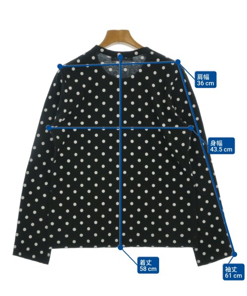 PLAY COMME des GARCONS（プレイコムデギャルソン）Tシャツ・カットソー 黒 サイズ:L レディース/2200668315081